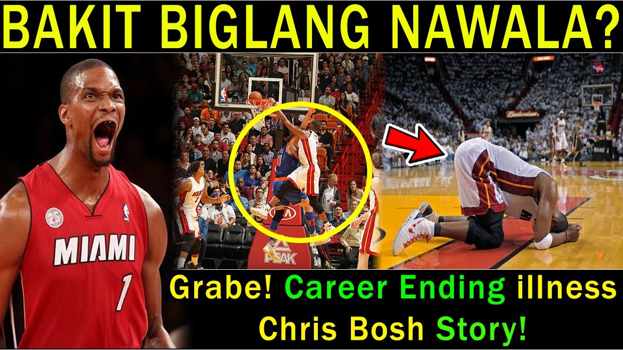Grabe! kaya pala  biglang nawala ang NBA Superstar na ito! Career Ending illness | Chris Bosh Story!