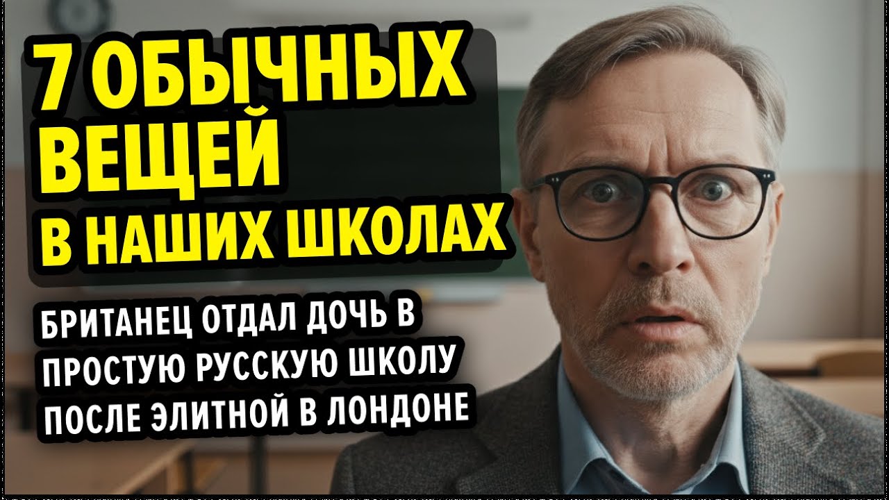Год спустя он НЕ ВЫДЕРЖАЛ: Честный рассказ британца о том, что его ШОКИРОВАЛО в нашей школе.