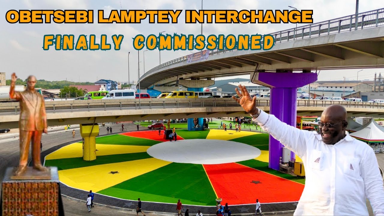 Historic Moment: Obetsebi Lamptey Interchange Commissioned by Akufo Addo
