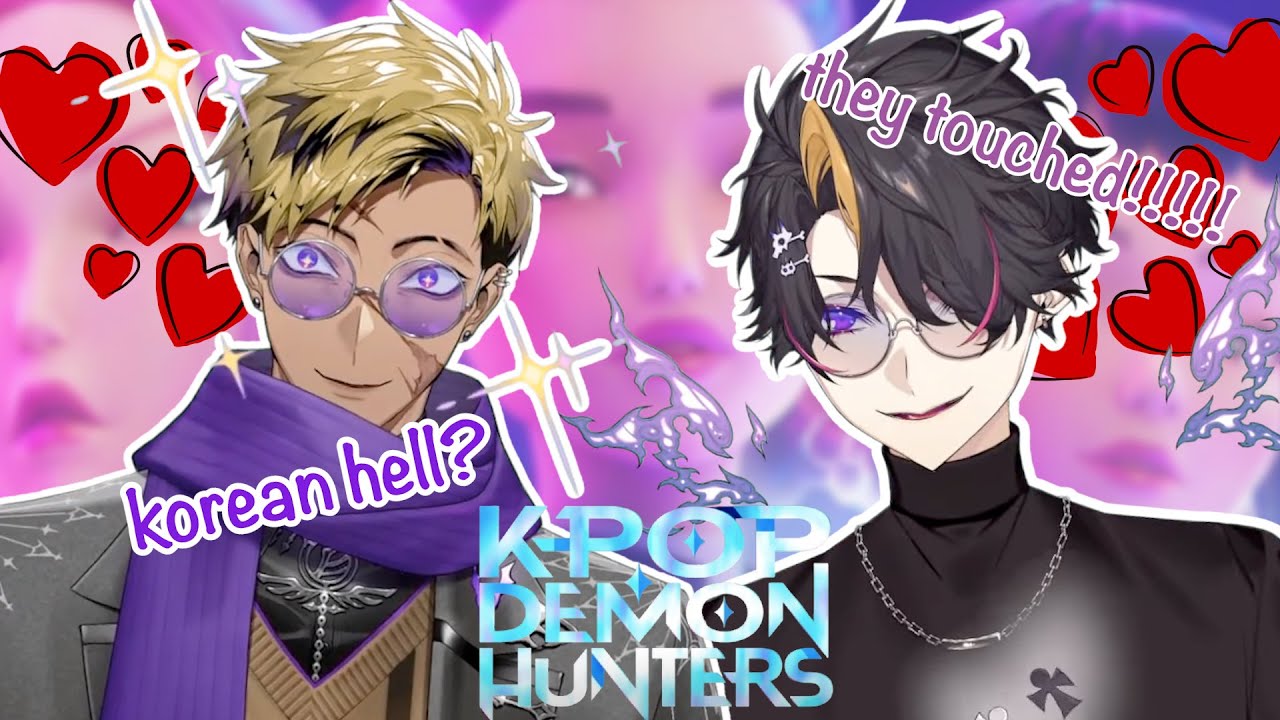 💓✨FIRST TIMERS REACTING TO KPOP DEMON HUNTERS 【NIJISANJI EN｜watch along w/ Shu, Uki, Finana, Kaelix】