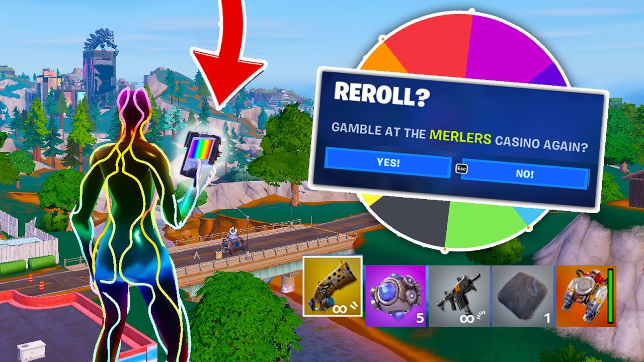 Fortnite added a ROULETTE Mode!