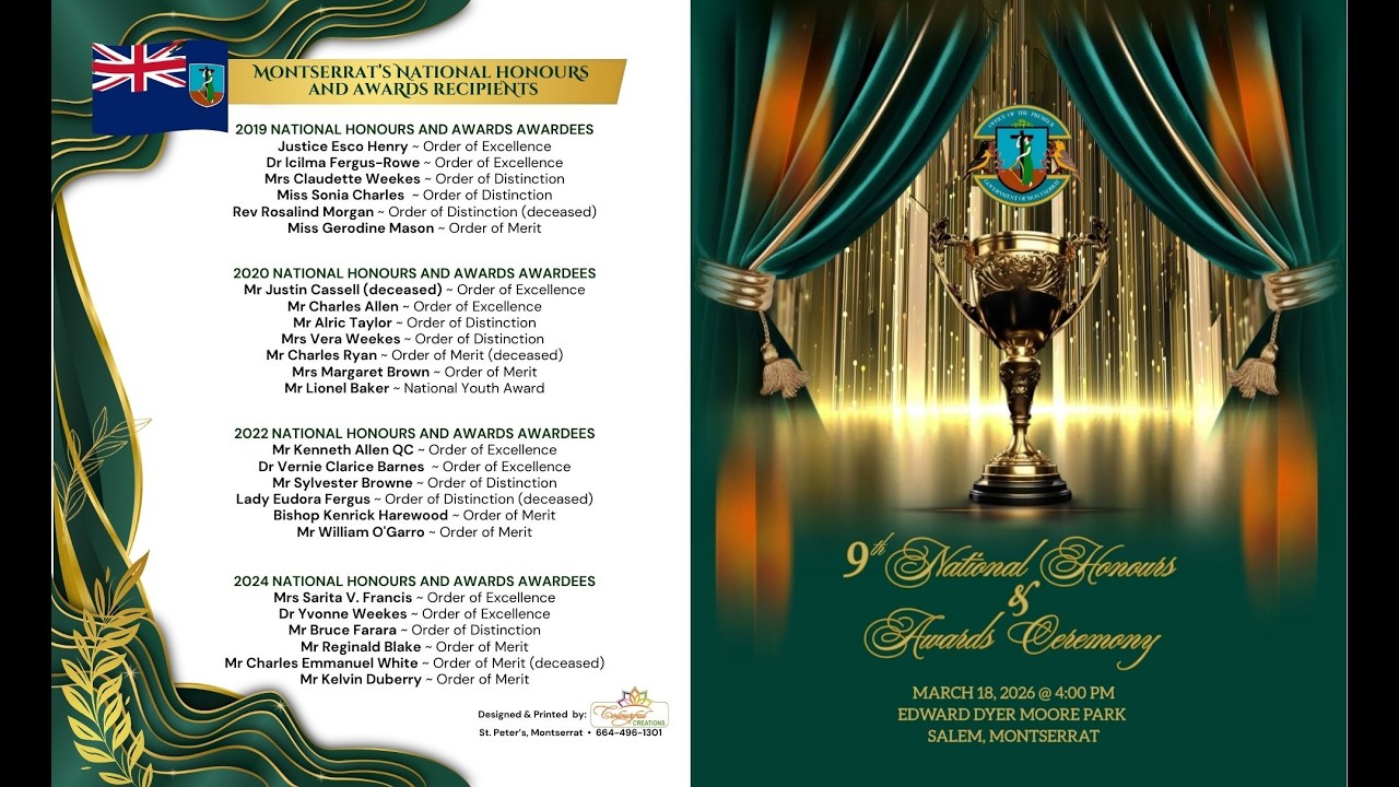 9th National Honours & Awards Ceremony March 18, 2026