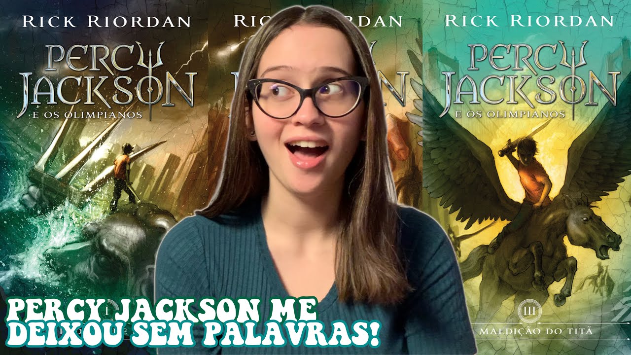 li 3 livros de percy jackson em 3 dias! | vlog de leitura