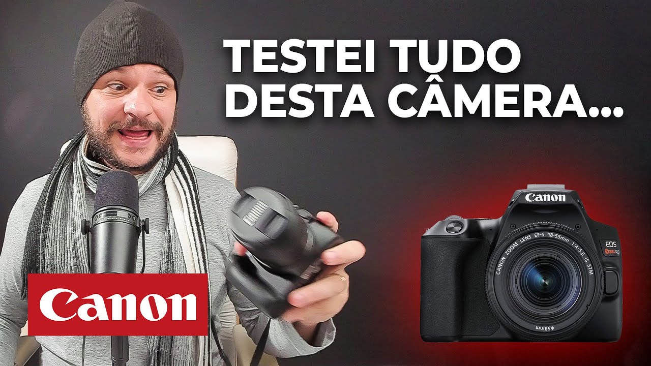 Camera para iniciantes - Canon SL3 Review e Unboxing - Brasil