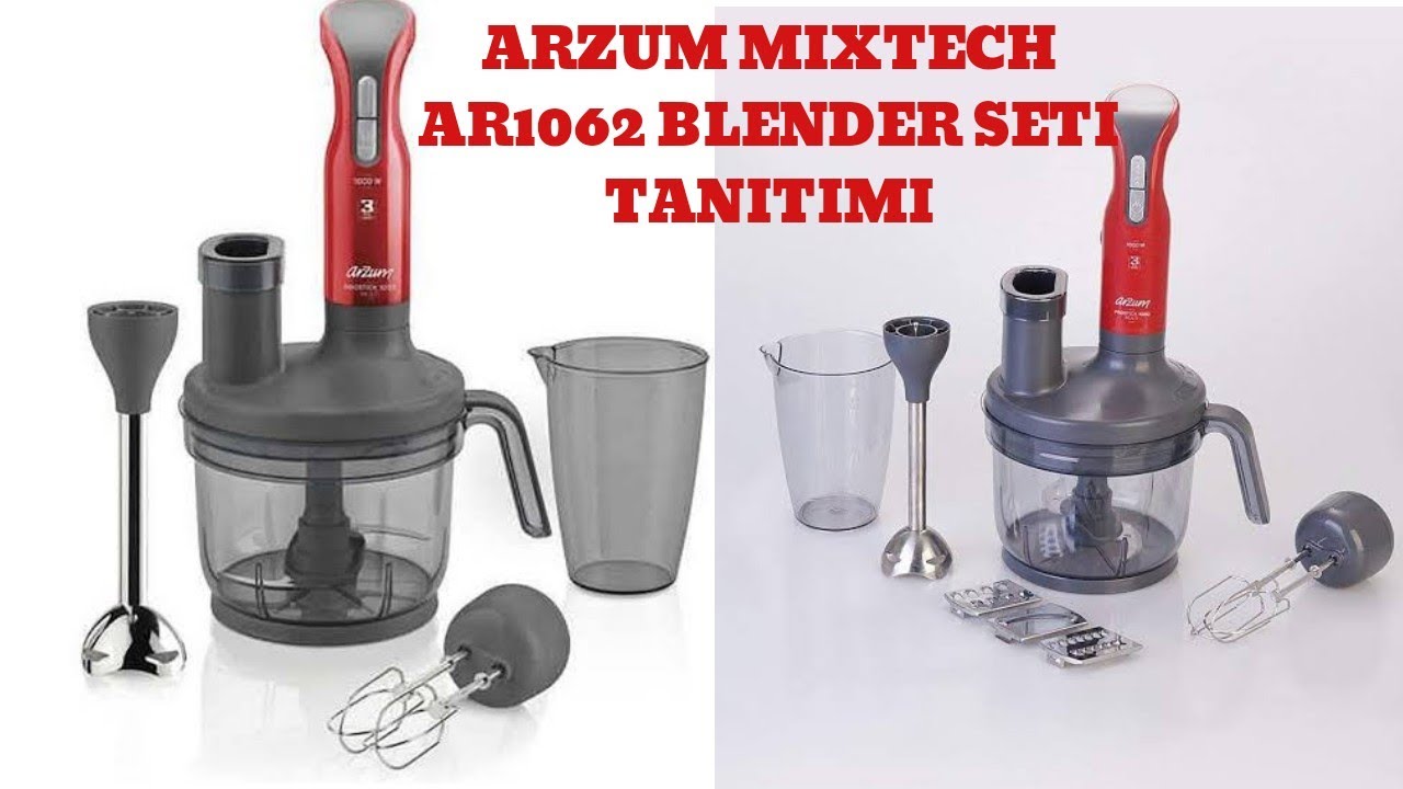 Arzum Mixtech Ar1062 1000W Blender  seti kutu açılımı