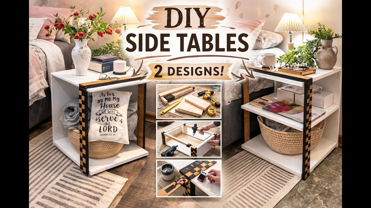 DIY Side tables | Plywood side tables