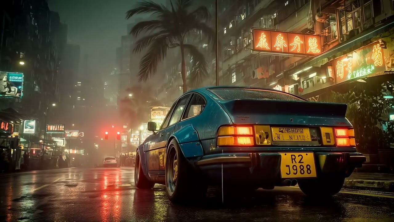 ＢＡＣＫ　ＴＯ　１９８7 [ Synthwave - Retrowave - Dreamwave Mix ] | Cyberpunk Rain Drive