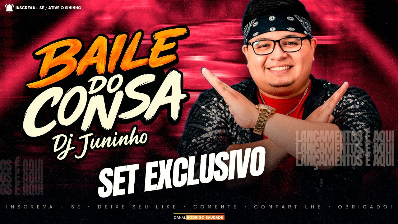 BAILE DO CONSAGRADO RESSACA DOS BLOCOS 2026 I AS MELHORES 2026 DJ JUNINHO CONSAGRADO