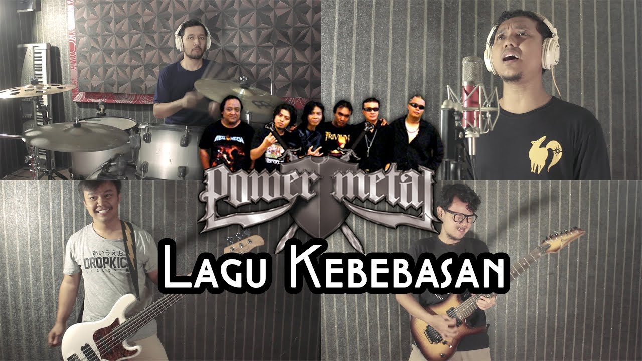 Power Metal - Lagu Kebebasan Cover by Sanca Records