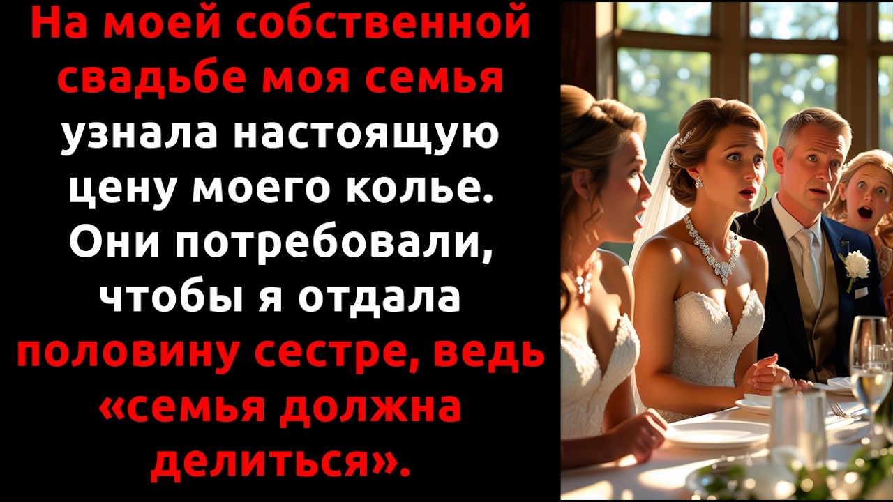 Моя семья УЗНАЛА, сколько стоят свадебные бриллианты — и потребовала, чтобы я их ОТДАЛА.