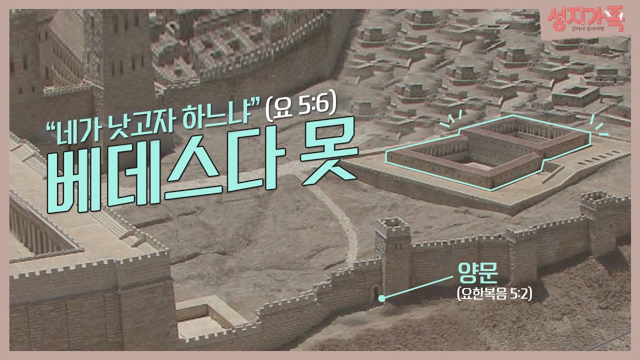 성경의 38년 된 병자가 원했던 장소│성지순례, 성지가족