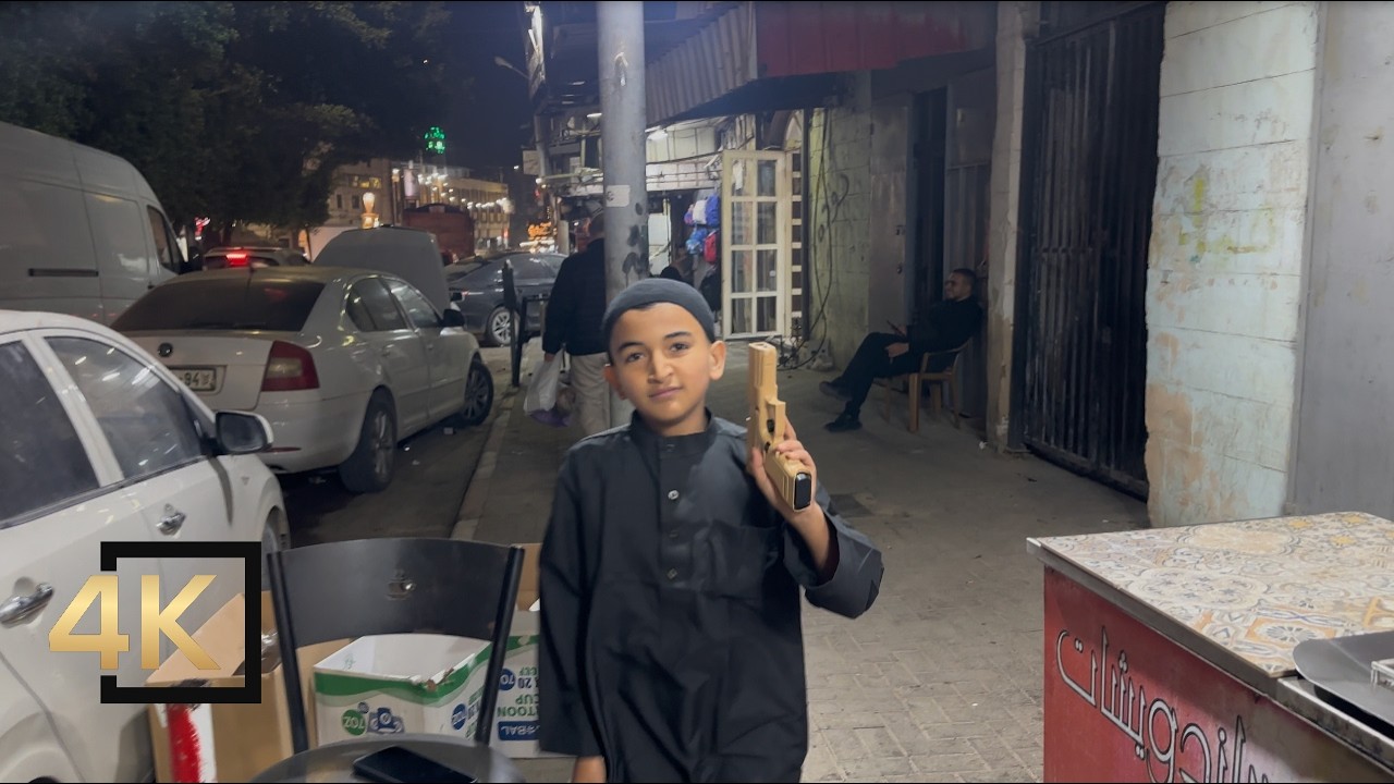 Jenin Palestine 🇵🇸 The Night Before Ramadan | Night Walking Tour In Jenin West Bank