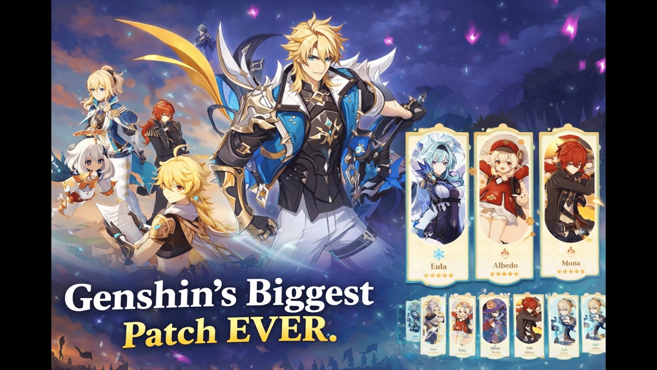 Biggest Patch Yet  Varka Playstyle, Free Weapon Skin & Voice Chat genshin 6.4 livestream recap