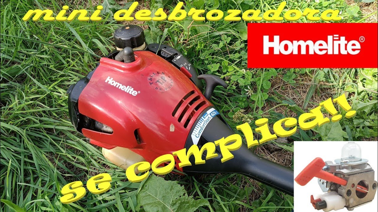 Reparación de recortabordes HOMELITE, no arranca! Problemas con el carburador