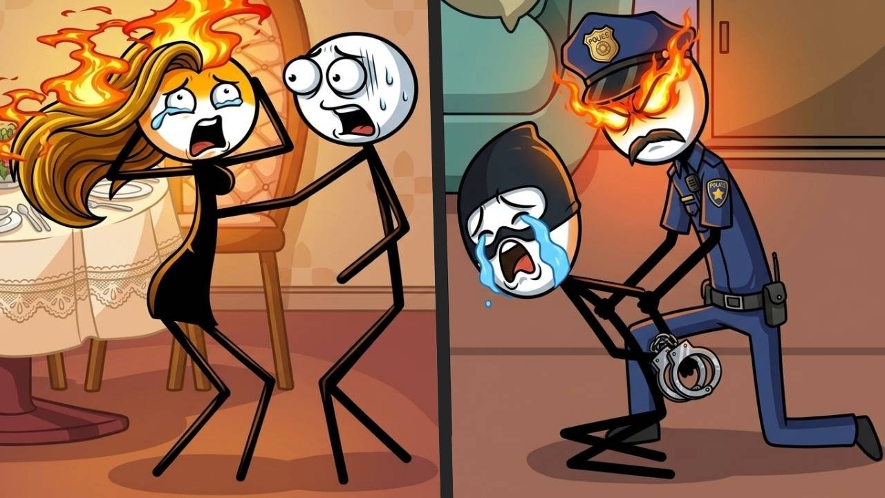 FLASHBACK vs MAKE ME ANGRY - New Levels Updated Satisfying STICKMAN Double Gameplay 2026