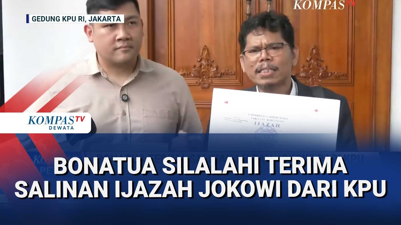 Bonatua Silalahi Terima Salinan Ijazah Jokowi dari KPU