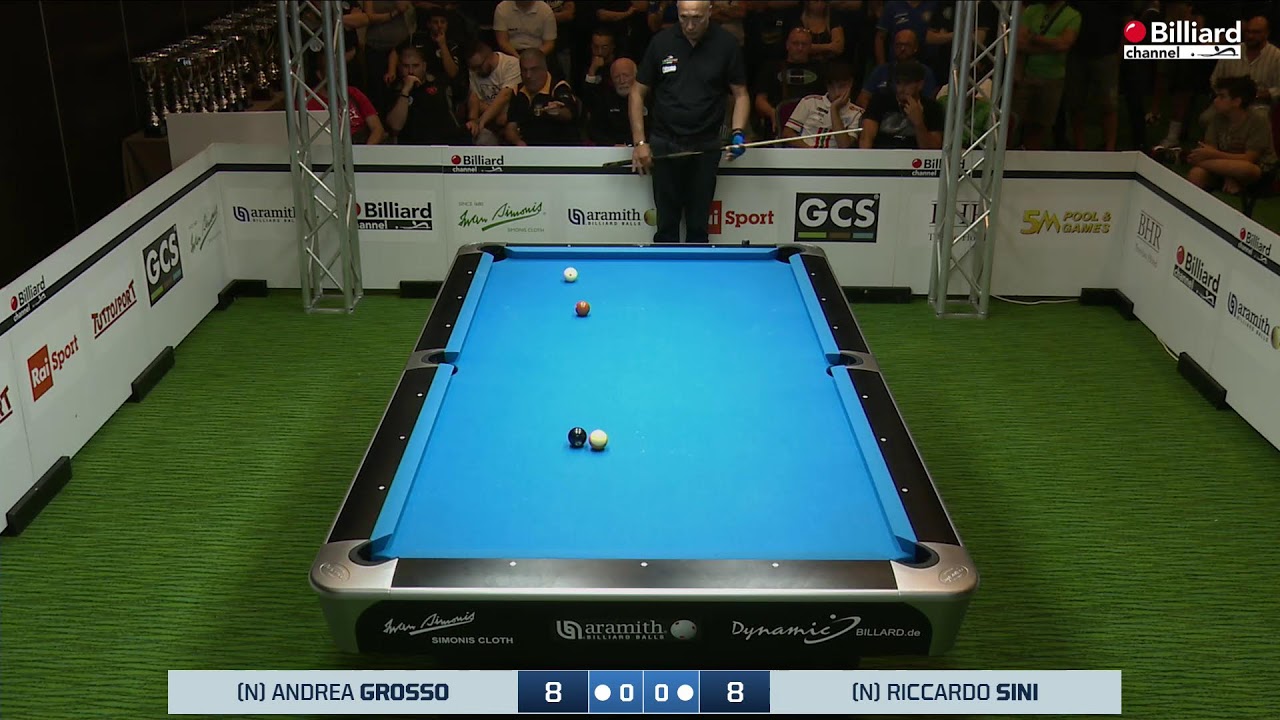 Sini Riccardo VS Grosso Andrea - Campionati Italiani 2021/2022 Pool - Quinto di Treviso