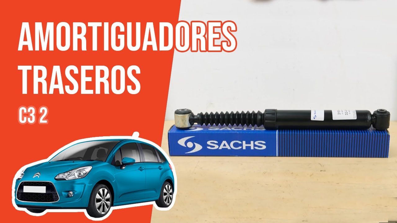 Cómo cambiar los amortiguadores traseros Citroën C3 2 ➿
