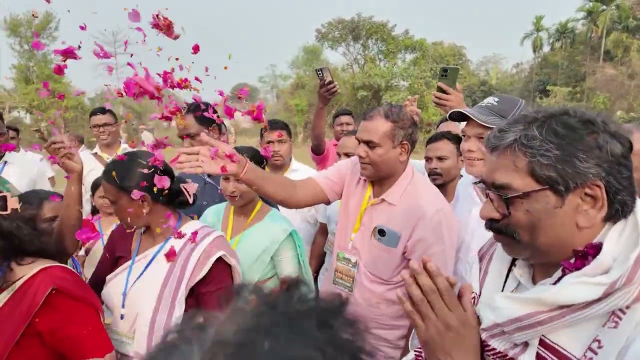 *आदिवासी स्टूडेंट यूनियन ऑफ असम,  जनसभा में सम्मिलित हुए मुख्यमंत्री श्री हेमन्त सोरेन।*