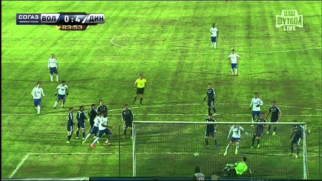 Christopher Samba's goal. FC Volga vs Dynamo | RPL 2013/14