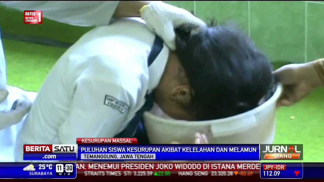 Puluhan Siswa SMPN 33 Purworejo Kesurupan