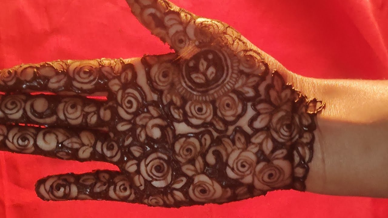 Easy Palm Mehandi Design For Front Hand/ Beautiful Mehandi Design Step By Step 