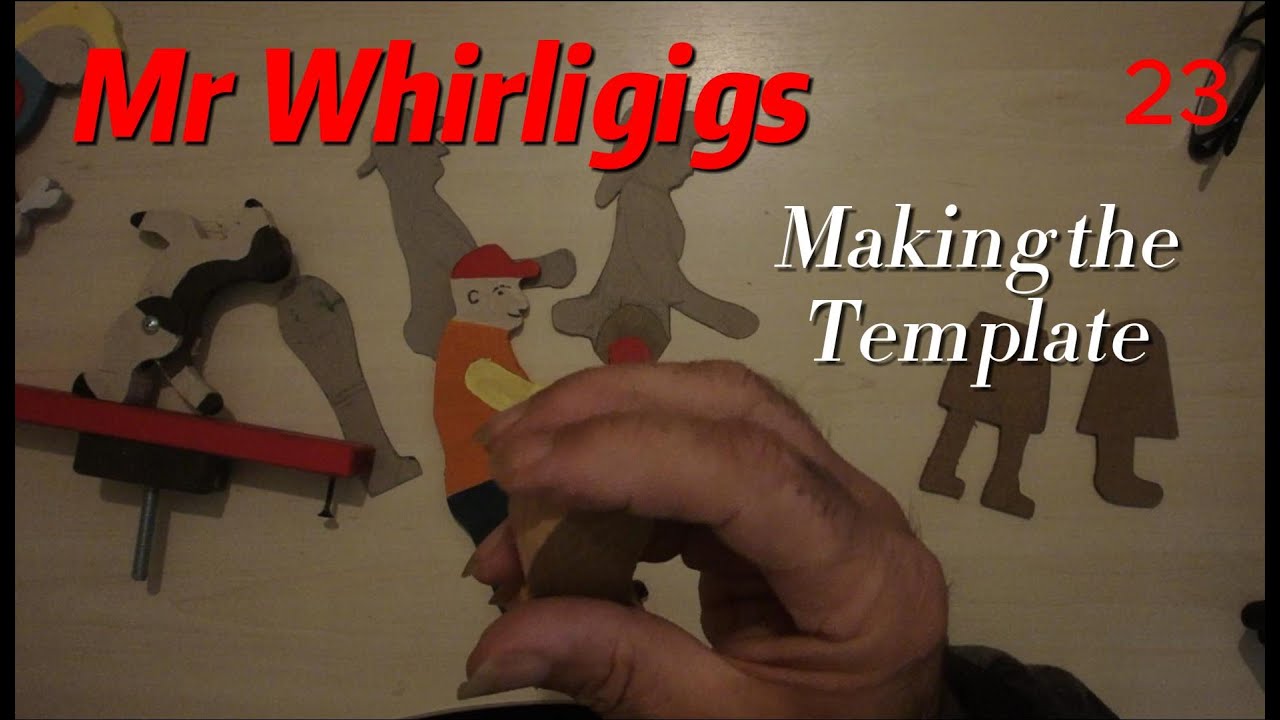 Вертушки и садовые вертушки 23. Изготовление шаблона от Mr Whirligigs
