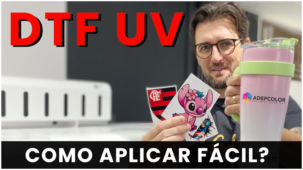 Como aplicar DTF UV