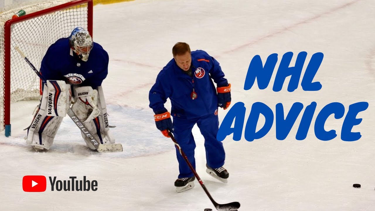 NHL ADVICE: TIP FROM A STANLEY CUP WINNING GOALIE COACH PLUS WE DESTROY THINGS WITH PUCK MACHINE.