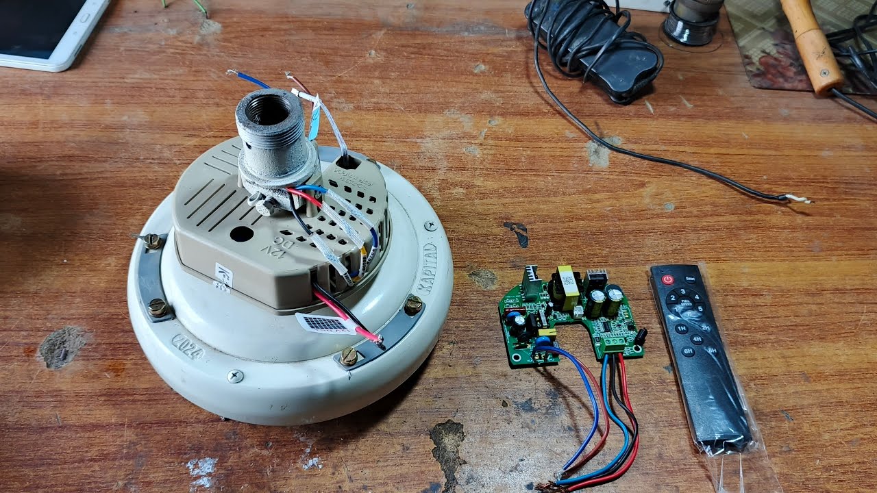 How to ceiling fan AC DC kit replace all connection and check to winding at home Hindi/Urdu