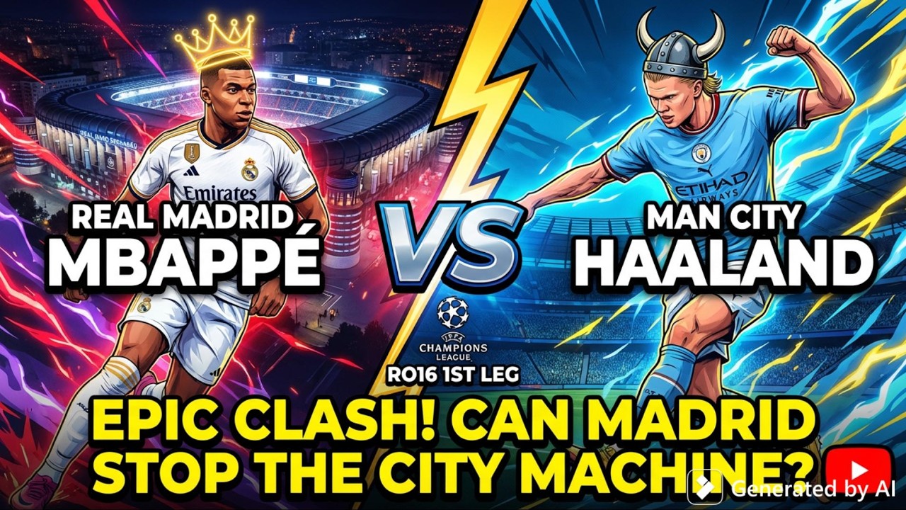 Real Madrid vs. Manchester City Champions League Round of 16 (1st Leg)
