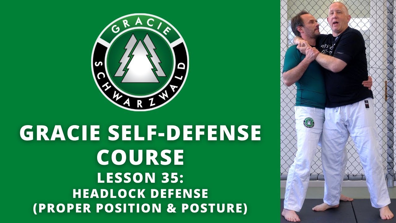 BJJ Self-Defense Course | Lesson 35: Headlock Defense (Proper Posture & Position)