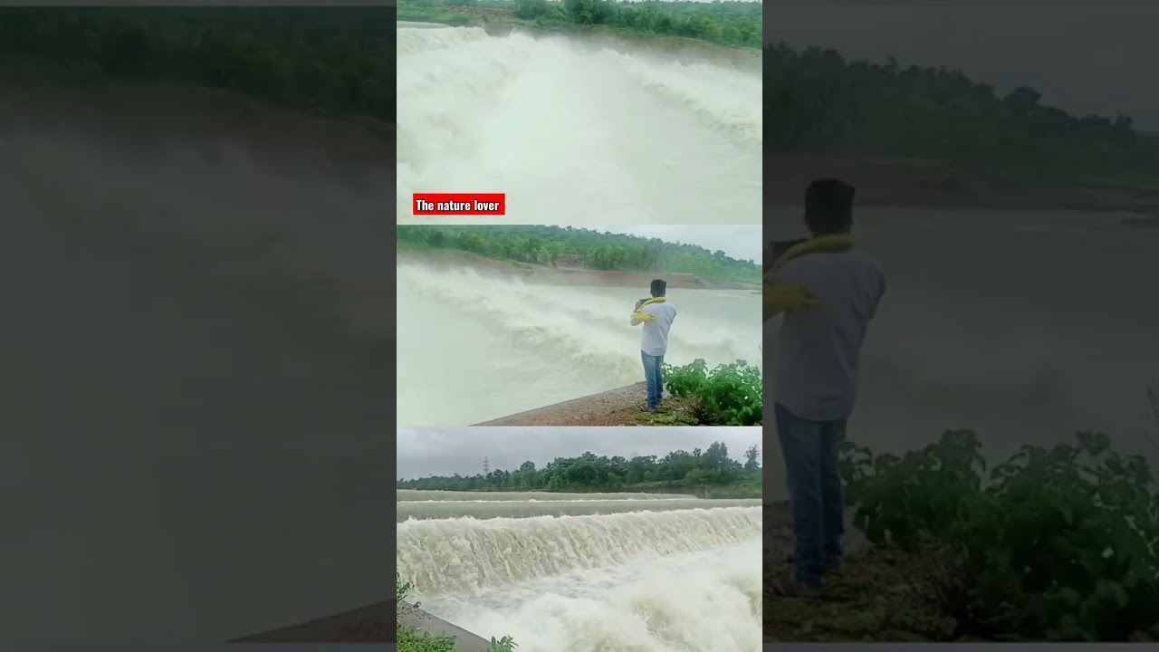 Beautiful view of Sikaser Dam Sikaser Dam Sikaser Reservoir #shorts
