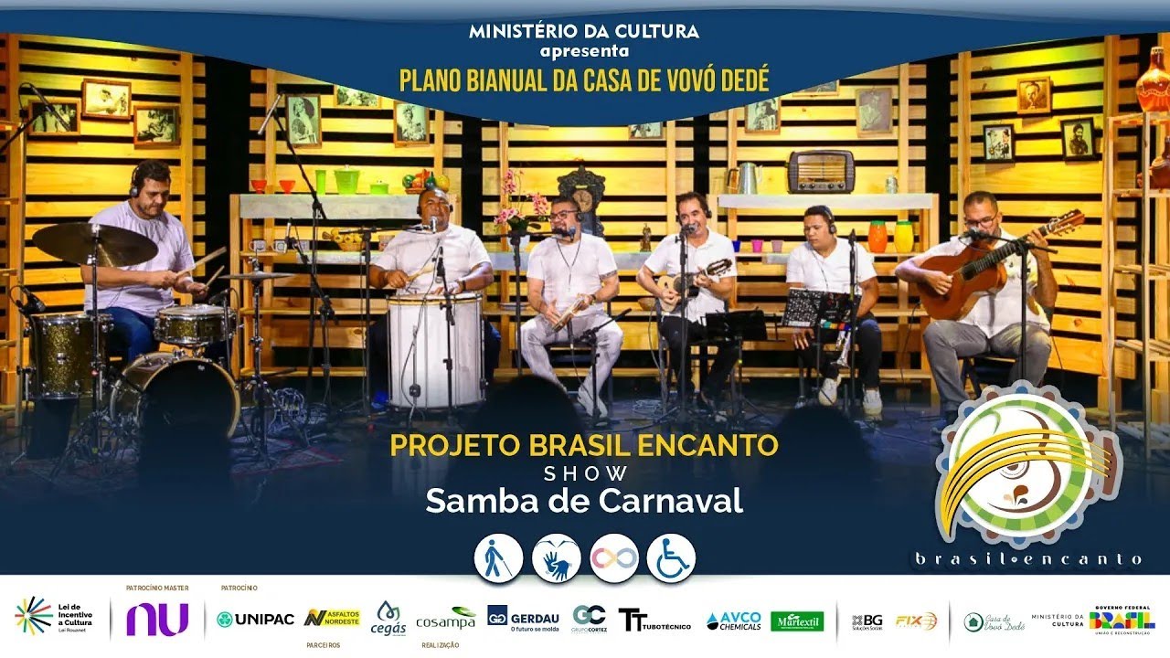 BRASIL ENCANTO BIANUAL SAMBA DE CARNAVAL
