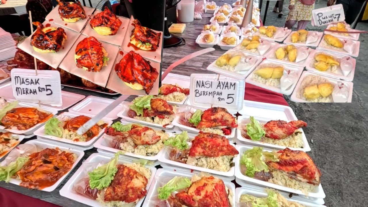 PASAR MALAM KUALA KEDAH. MALAYSIAN NIGHT MARKET. KEDAH STREET FOOD NIGHT MARKET