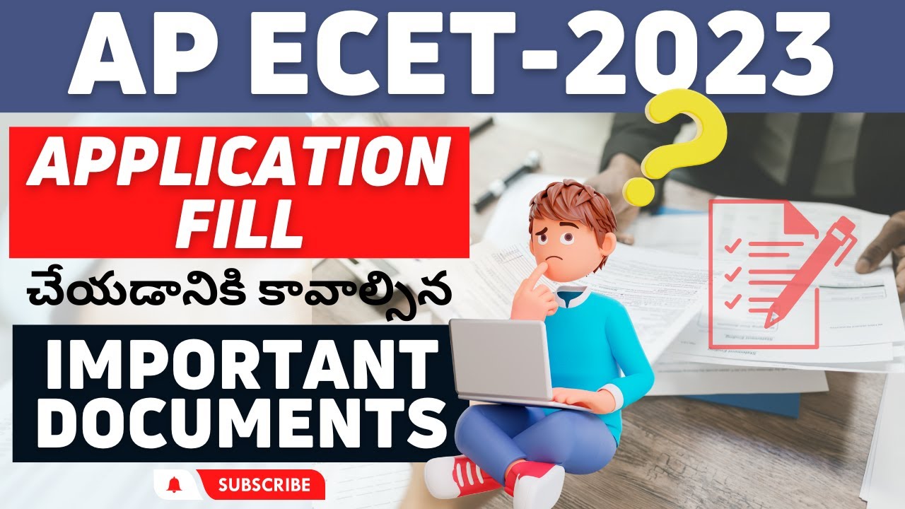 Important Documents for filling AP ECET 2023 APPLICATION | Mandatory Documents for ECET 2023
