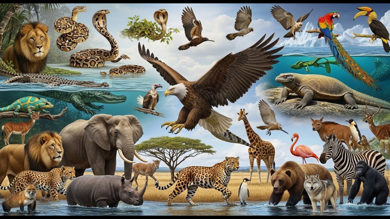 🌿🦌 Relaxing Wildlife | Peaceful Animals in Nature 🍃🐦