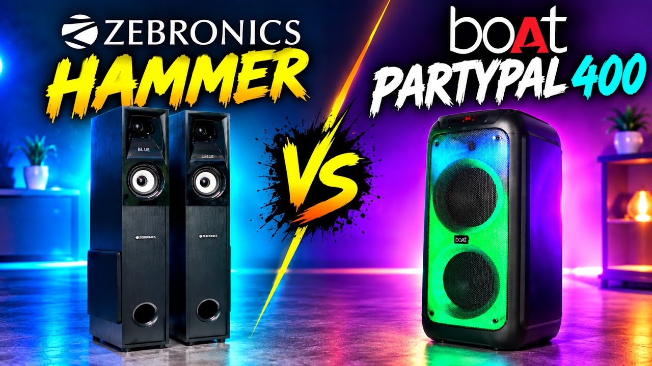 Boat Party Pal 400 Vs Zebronics Hammer || Comment Karna Konsa Best Hai 