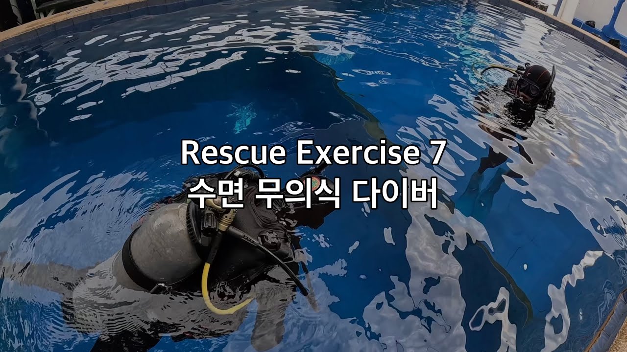 PADI 레스큐 - 수면 무의식 다이버 구조