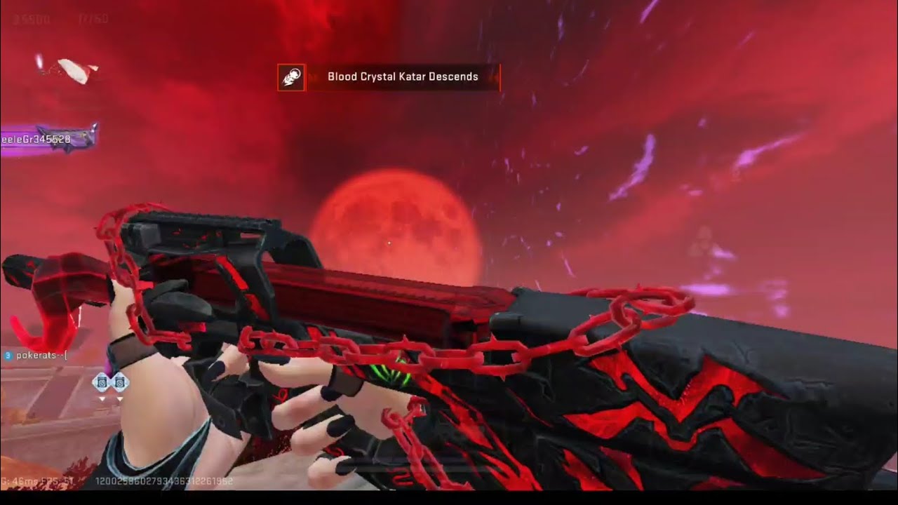 The Free[P90 Blood Crystal] skin gameplay