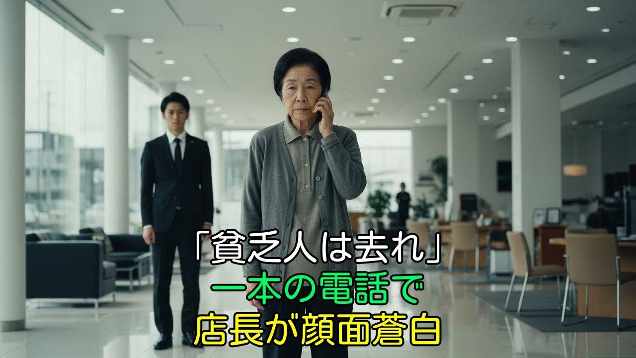 【スカッと】「貧乏人の来る場所じゃない」と高級車店を追い出された私→一本の電話で店長が顔面蒼白になった驚愕の末路