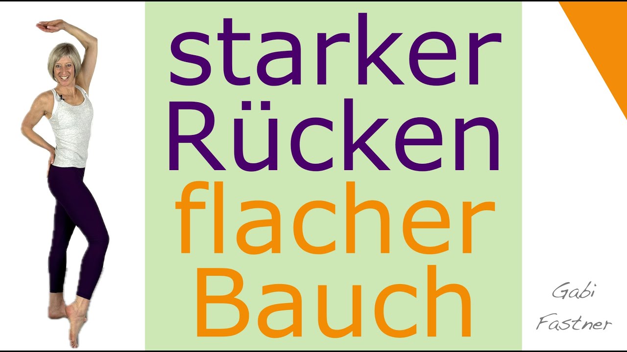 📙 20 min. Rücken gestärkt, Bauch gestrafft, Taille geformt | ohne Geräte, im Stehen