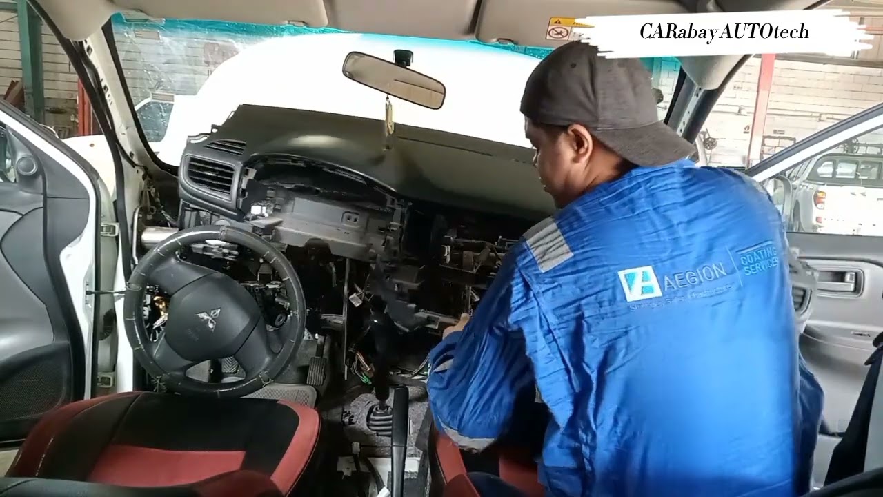 Mitsubishi L200 2018 model/AC Evaporator replacement.