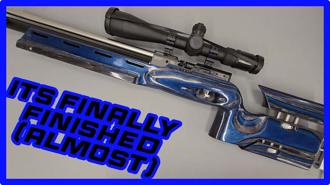 Finishing off the Anschutz 9015HP benchrest stock and 25m benchrest testing
