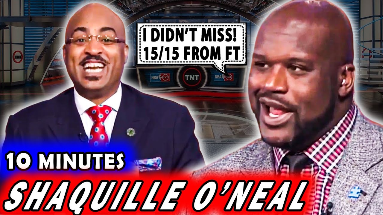 SHAQUILLE O'NEAL TURNED STUDIO J INTO ABSOLUTE CHAOS ON LIVE TV | Inside the NBA Funny Moments