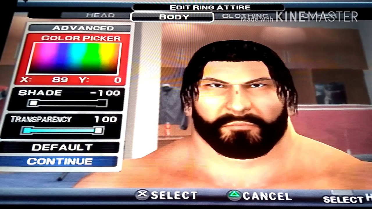 wwe svr2011 PS2 How to create jinder mahal WM34 new caw