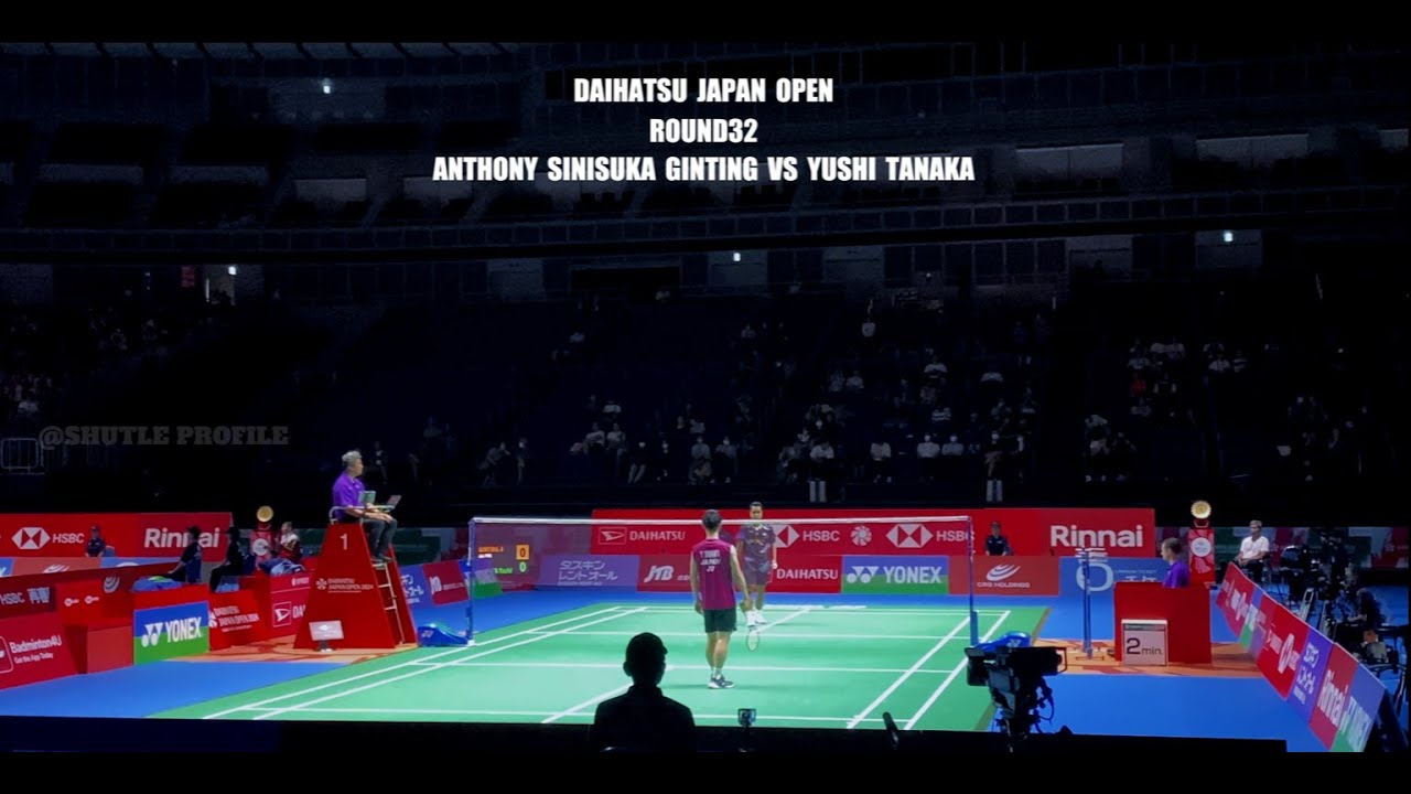【4K】ANTHONY SINISUKA GINTING vs TANAKA YUSHI| Japan Open 2024 Badminton