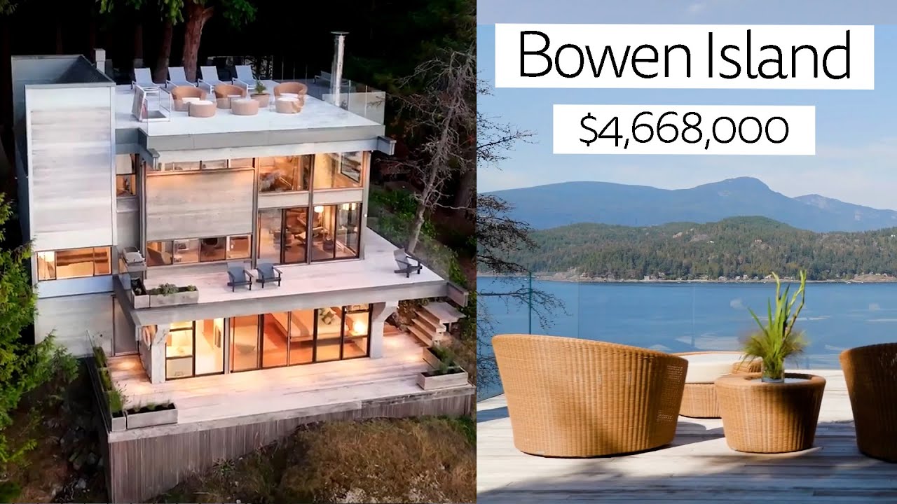 Inside a $5 Million Dollar Bowen Island Home 🌊 British Columbia, Canada