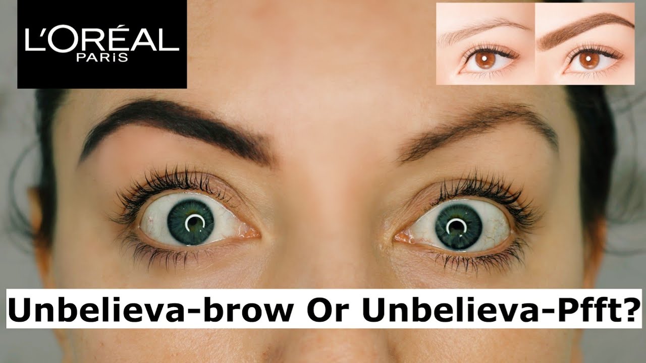 Обзор и тест на стойкость средства для бровей L'oreal Unbelieva-Brow