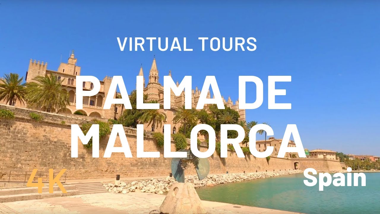 PALMA DE MALLORCA Walking Tour Part 2 🇪🇸 Mallorca Spain 4K Video Tour after Lockdown